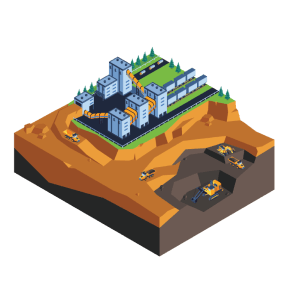 Isometric quarry