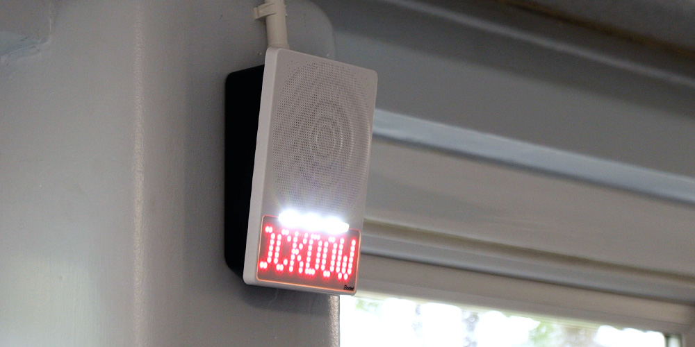 lockdown solution on wall