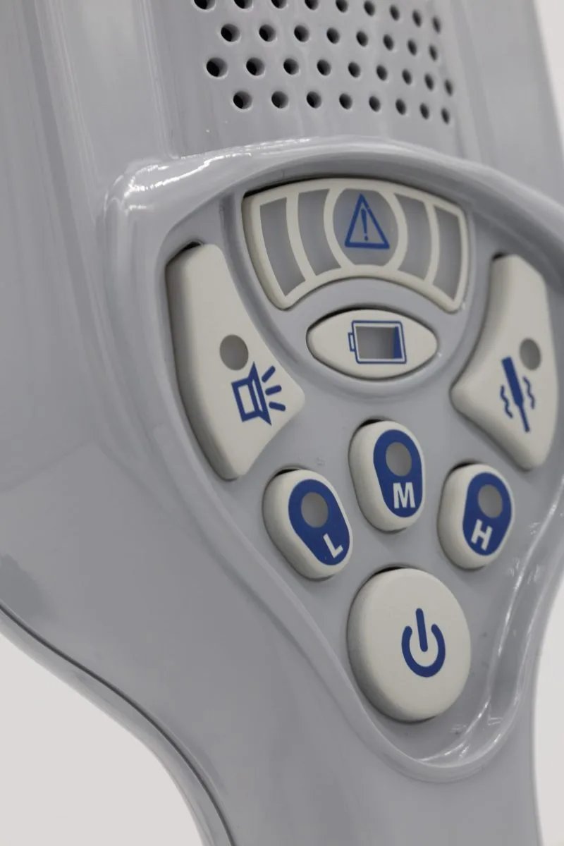 handheld metal detector close-up