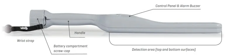 handheld metal detector specs