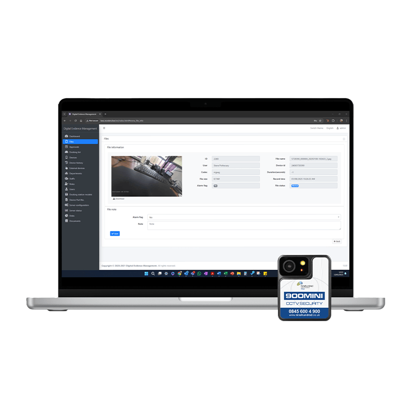 Nordern Body Camera software