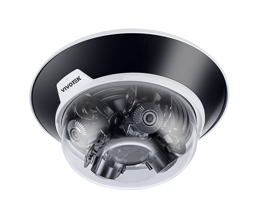 5MP x 4CH Multi-Directional Panoramic AI Camera cut out