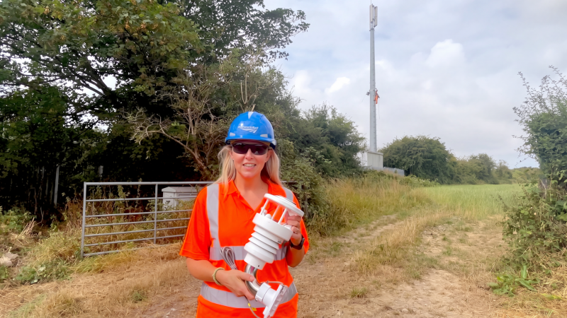 900IoT Weather Station Installed on Network Rail Route