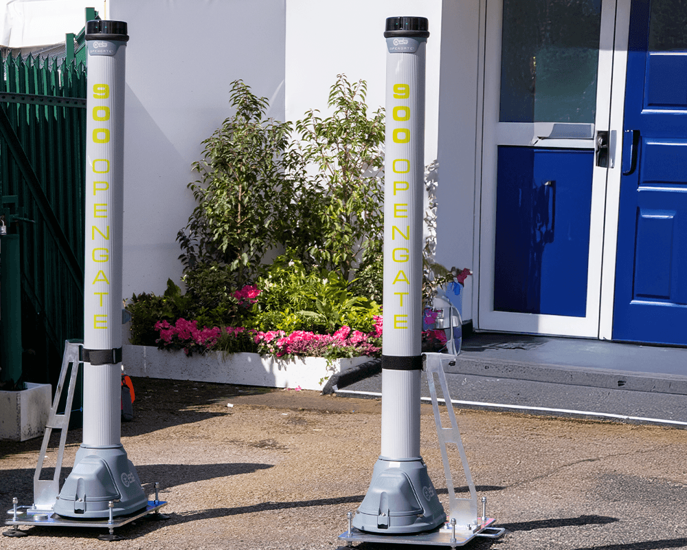 900opengate metal detector at a school