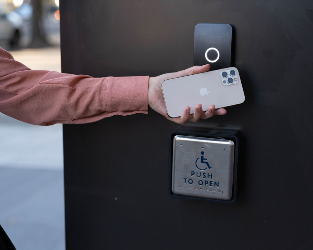 a person holding a phone