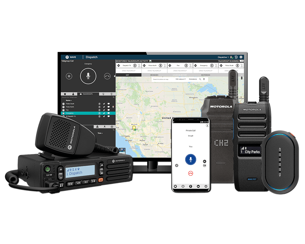 Communication devices and mapping interface